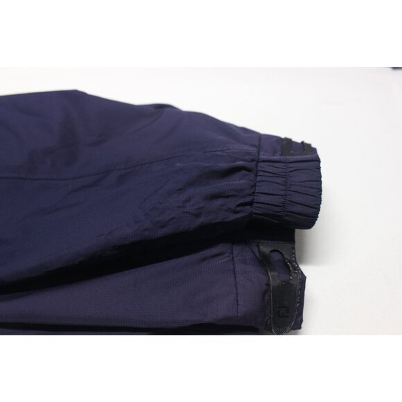 Footjoy FJ men's full zip lined rain windbreaker golf performance jacket L - Picture 10 of 16